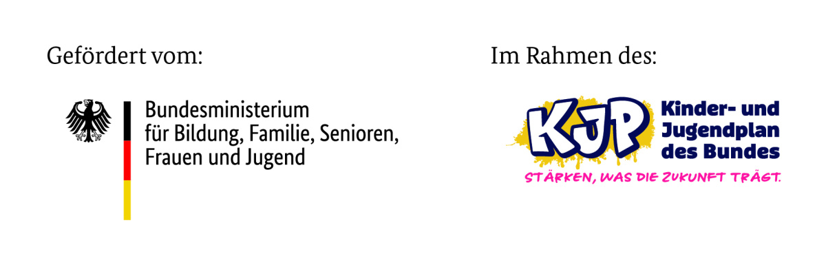 Logo des BMFSFJ und KJP