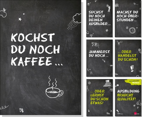 Plakatserie: Ausbildungsqualität