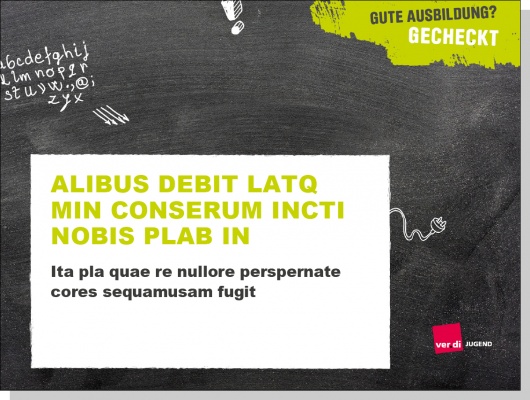 Präsentation: Ausbildung checken und verbessern