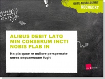 Präsentation: Ausbildung checken und verbessern